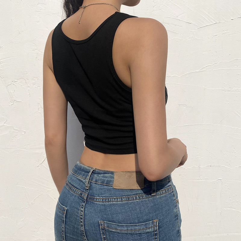 Skull Cropped Tee