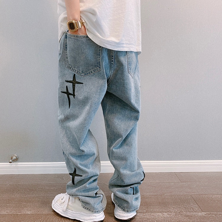 Black Cross Trousers