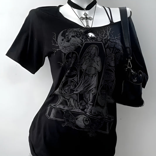 Gothic Off-Shoulder Top